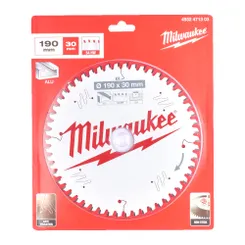 Диск пиляльний PFTE MILWAUKEE, діаметр 190х30х2,4мм, 54 зуб. фото