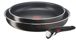 Набір посуду Tefal Ingenio XL Intense, змінна ручка, 3предмети, алюміній, бакеліт, коричневий фото