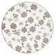 Тарелка обеденная ARDESTO Ravenna, 26.8см, фарфор, бело-бежевый