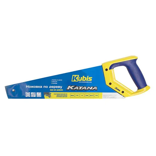 Ножовка по дереву 400 мм, 7TPI средний зуб тефлоновое покрытие Kubis 02-01-2400 купить в Украине