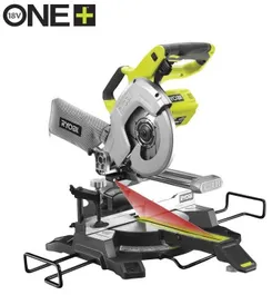 Пила торцовочная аккумуляторная Ryobi ONE+ R18MS216-0 18В диск 216мм лазер 14.4кг без АКБ и ЗУ фото