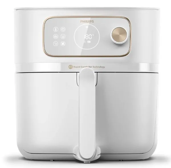 Мультипечь Philips Combi XXL Connected 2200Вт, чаша-8.3л, сенсорное управл., 22 авто. программ, пластик, белый