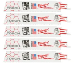 Полотно для шабельних пил TORCH MILWAUKEE, 150х1,4мм, (5шт), (метал) фото