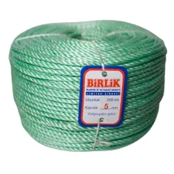 Канат полипропиленовый 5 мм, 200 м в бухте Birlik (разные цвета) фото
