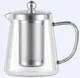Заварник ARDESTO Gemini Milano 950мл, боросиликатное стекло, нержавеющая сталь, прозрачный