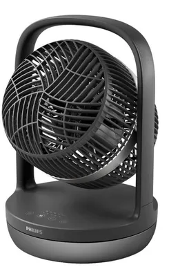 Вентилятор Philips настільний Series 3000, 22см, 27Вт, таймер, поворот 180, чорний фото