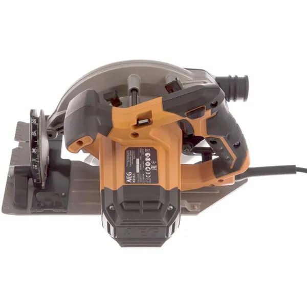 Пила циркулярная KS15-1 AEG, 1500Вт, 5000об/мин, Ø190/30мм, 47мм/45°, 62мм/90°, 4,2кг отзывы