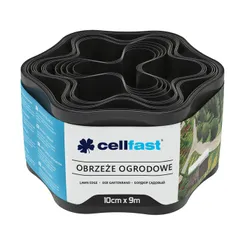 Стрічка газонна Cellfast, бордюрна, хвиляста, 10 см x 9 м фото