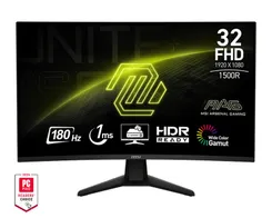 Монітор MSI 31.5" MAG 32C6 2xHDMI, DP, Audio, VA, 180Hz, 1ms, sRGB 101%, CURVED, AdaptiveSync фото