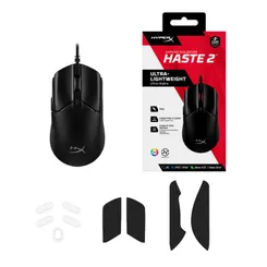 Мишь HyperX Pulsefire Haste 2, RGB, USB-A, USB, черный фото