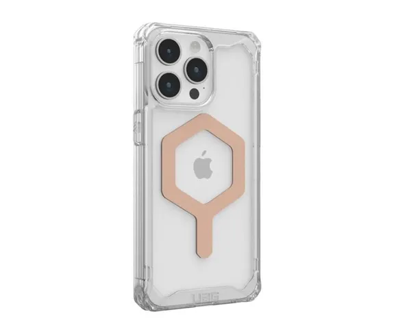 Чохол UAG для iPhone 15 Pro Max, Plyo Magsafe, Ice/Gold