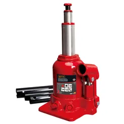 Домкрат гідрав. бутил. 2т (150-370мм) двохштоковий фото