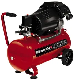 Компресор повітряний Einhell TC-AC 420/50/10 V, 2200Вт, 50л, 420л/хв, 10бар, 2 циліндри (V-подібний), 42кг фото