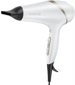 Фен Remington HydraLuxe, 2300Вт, 3 режими, дифузор, іоніз-я, хол. обдув, білий фото
