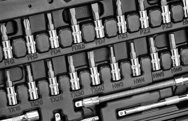 Набір інструментів Neo Tools, набір торцевих головок, 53 шт, 1/4", CrV, кейс фото №6