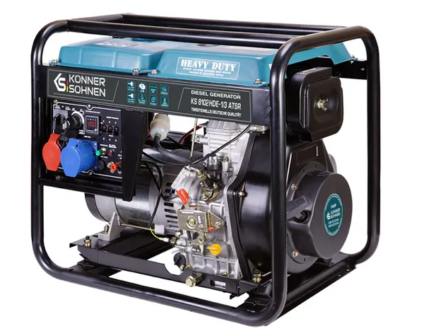 Генератор дизельный Konner&Sohnen KS 8102HDE-1/3 ATSR (EURO II), 230/400В, 5.5/6.5кВт, предстартовый подогрев, 117кг купить в Украине