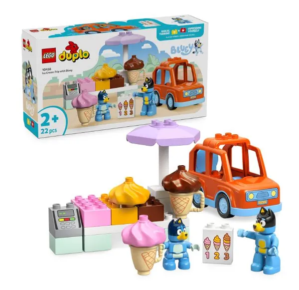 Конструктор LEGO DUPLO Bluey Приключение с мороженым с Блуи