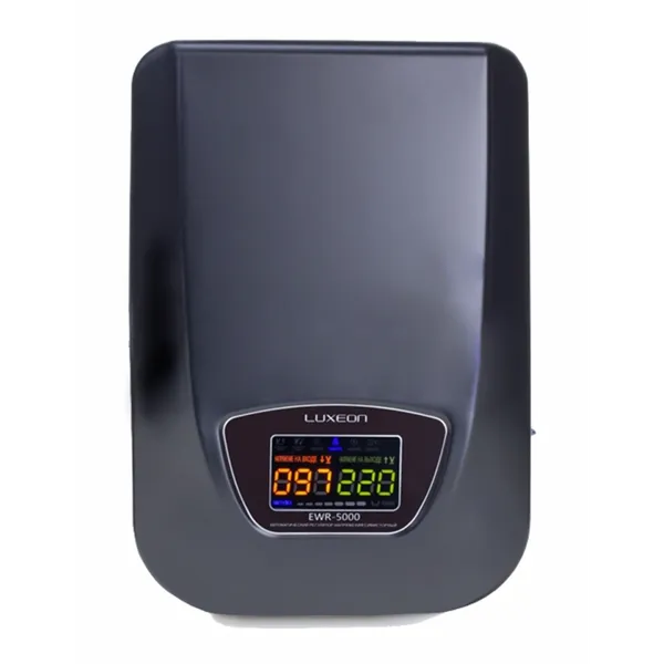 Стабілізатор напруги 3500 Вт для дому, квартири, холодильника Luxeon EWR-5000