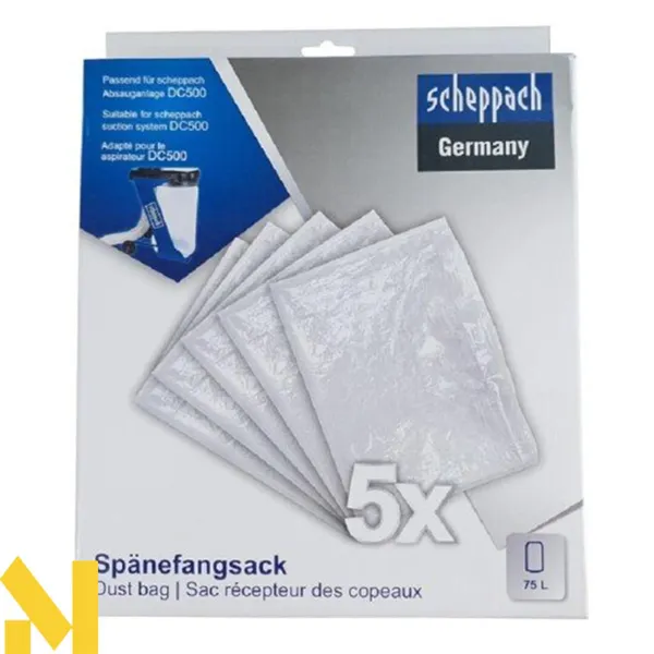 Мешки для вытяжной установки Scheppach DC500, 5 шт.