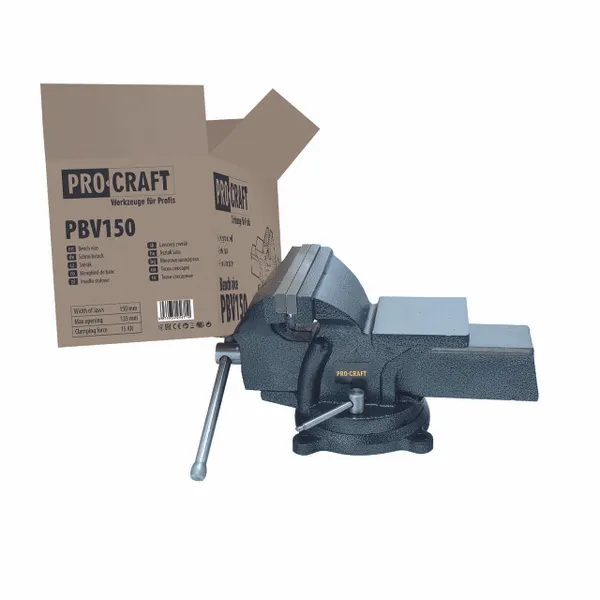 Заказать Тиски слесарные Procraft PBV150 с доставкой