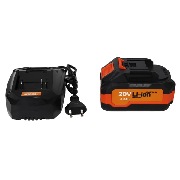 Бесщеточная аккумуляторная болгарка 125 мм, 20 В Rebiner RAG-125BLK/20Li в кейсе купить онлайн