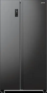 Холодильник SBS Gorenje, 179х67х92см, 2 дв., 356(191)л, А++, NF+, Инв. , Зона св-ти, Внешн.диспл, черный