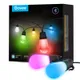 Набор светодиодных ламп Govee H7020 LEB Bulb String Lights, 15м, RGBIC/Warm White, WI-FI/Bluetooth, чорний