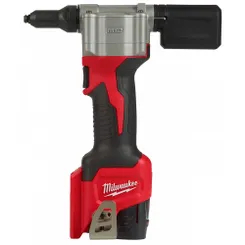 Заклепочник аккумуляторный Milwaukee M12 BPRT-201X 12В АКБ 1x2А·час ЗП C12C 2.4мм 3.2мм 4.0мм 4.8мм 2.1кг кейс фото