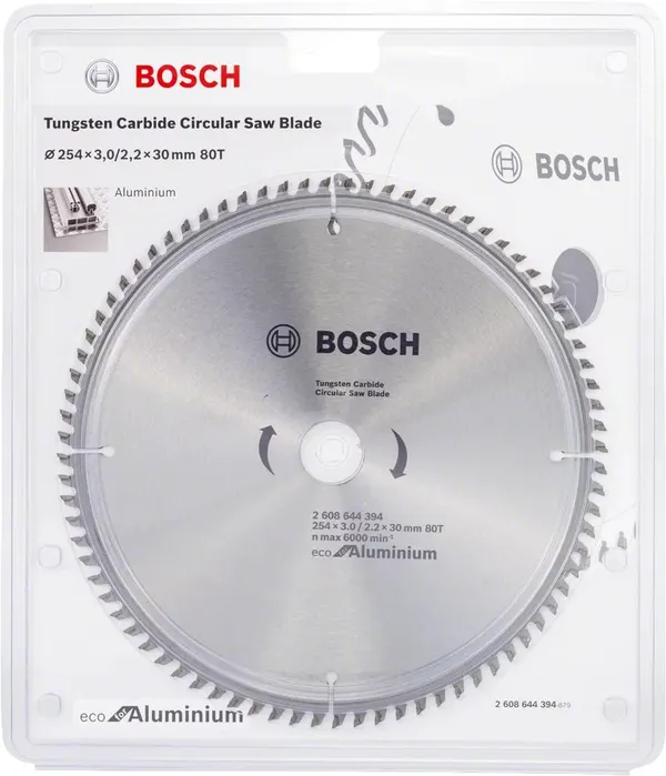 Диск пильный Bosch Eco for Aluminium 254x30-80T цена в Украине