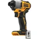 Шуруповерт ударный аккумуляторный DeWalt 18В XR Li-Ion бесщеточный 192Нм 3200об/мин 4200уд/мин 0.88кг без АКБ и ЗП