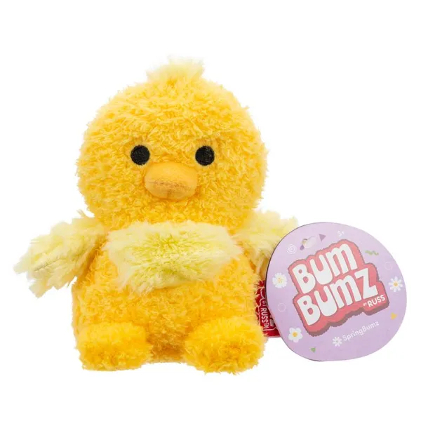 Мягкая игрушка BumBumz SpringBumz Желтый Цыпленок Камми, 11см