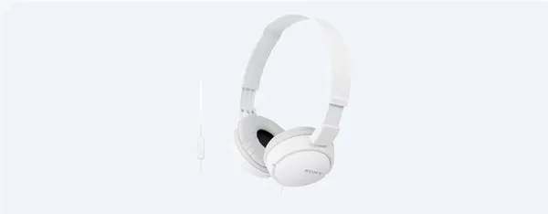 Наушники On-ear Sony MDR-ZX110AP 3.5 mini-jack, Mic, Белый