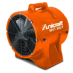 Промисловий осьовий вентилятор в комплекті з гнучким вентиляційним шлангом Unicraft MVT 300P фото