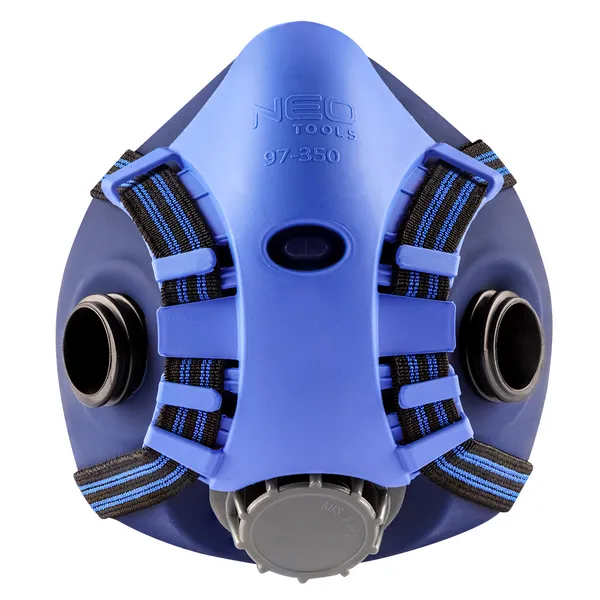Купить Маска защитная Neo Tools, силиконовая, на два фильтрующих патрона (в комплект не входят)