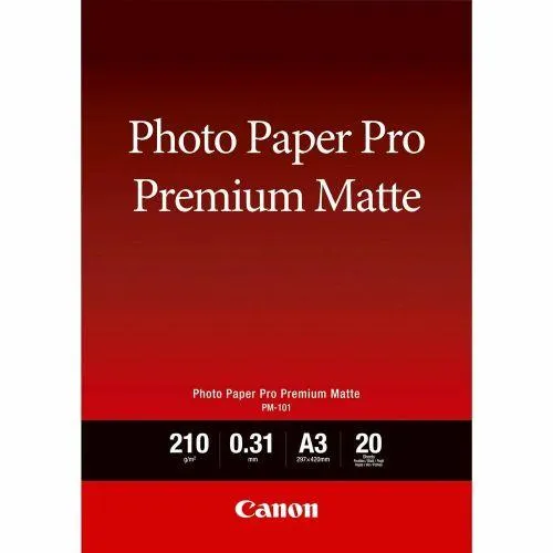 Бумага Canon A3 Photo Paper Premium Matte PM-101 20 л.