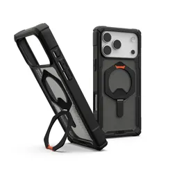 Чохол UAG для iPhone 17 Pro Max, Plasma XTE MagSafe, Black/Pop Orange фото