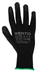 Купить Перчатки рабочие Verto, полиуретановое покрытие, р.8, черный
