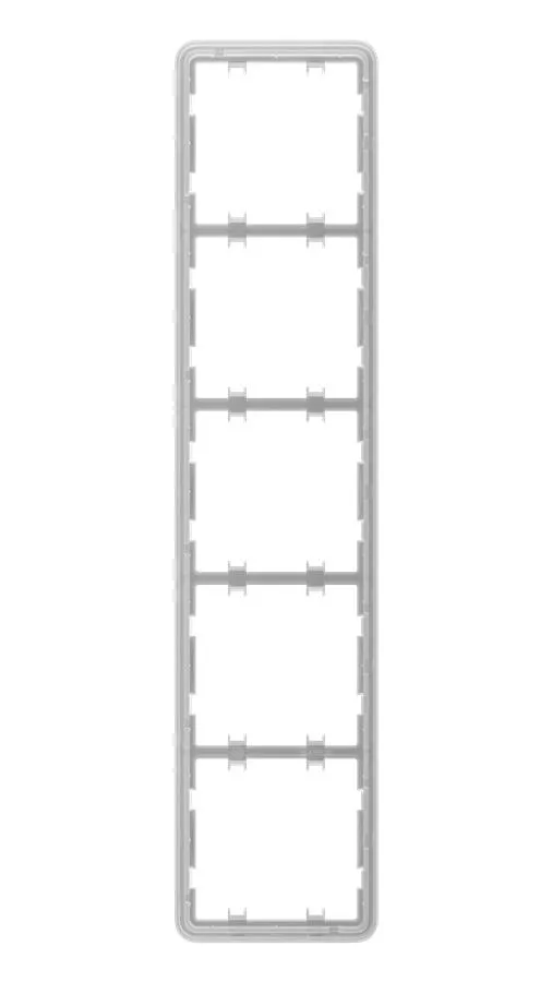 Рамка для вимикача на 5 секції Ajax Frame 5 seats for LightSwitch Vertical