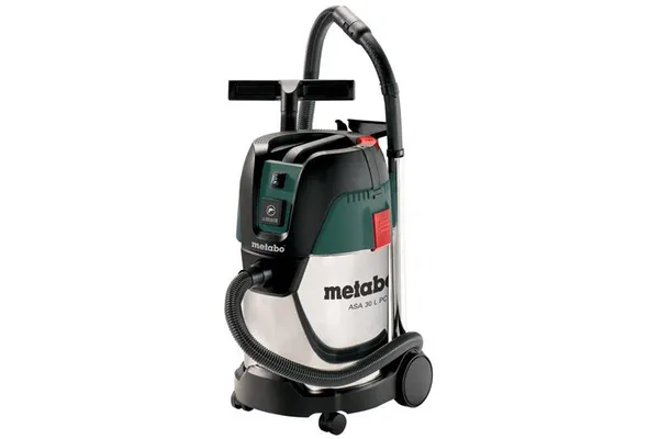 Пилосос професійний Metabo ASA 30 L PC Inox, 1250Вт, 210мБар, контейнер 30л, 9.6кг