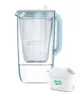 Фільтр-глечик Brita Glass Jug One скляний 2.5л (1.7л очищеної води) з фільтр-картриджем, синій