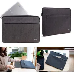 Чехол для ноутбука ACER PROTECTIVE SLEEVE DUAL TONE DARK GRAY WITH FRONT POCKET FOR 14" сірий фото