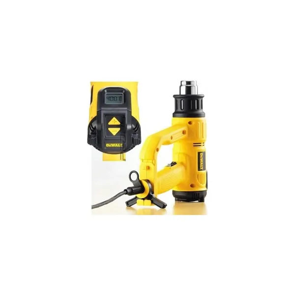 Фен строительный DeWalt 2000Вт 50-600°C цифровой экран 0.71кг цена в Украине