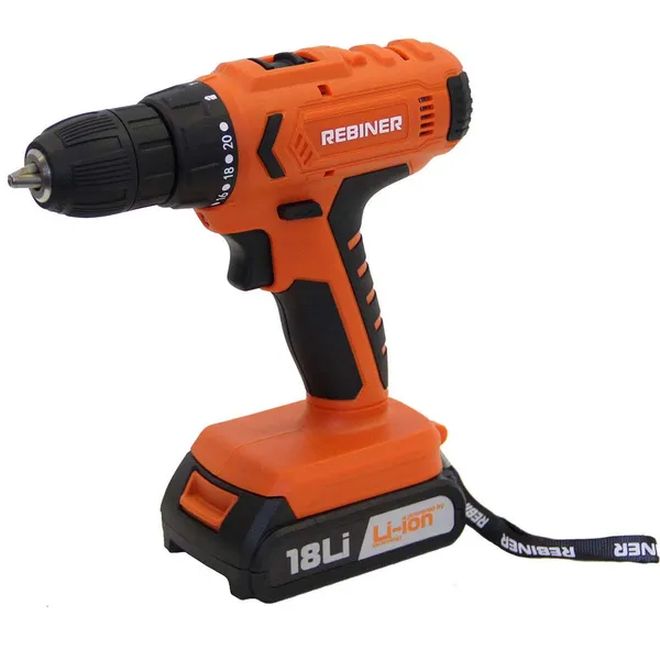 Аккумуляторный шуруповерт  Rebiner RAD-18LiSL