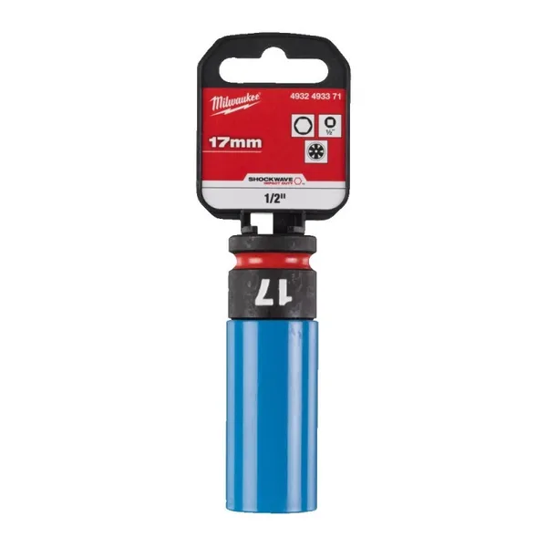 Головка ударная длинная 1/2" 17 мм (пластик) AUTO MILWAUKEE