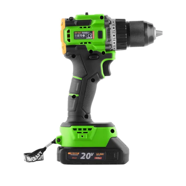 Безщітковий акумуляторний шуруповерт Procraft PA18 LiH в кейсі (1 АКБ 2 А/год) ціна в Україні