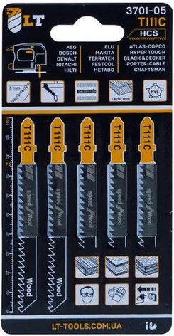 Пилки для лобзика LT-T111C 5 шт. (3701-05) фото