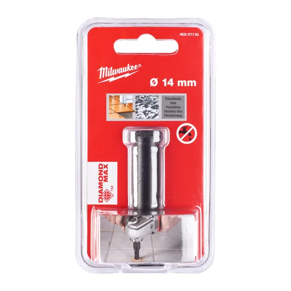 Коронка алмазна Diamond Max MILWAUKEE, O14мм цена в Украине