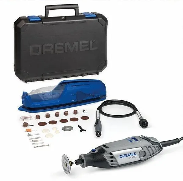 Шлифмашина шлифовально-гравировочная Dremel 3000-1/25, 130Вт, 10000-33000об/мин, 25 насадок, 0.55кг