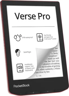 Электронная книга PocketBook 634 Verse Pro, Passion Red фото