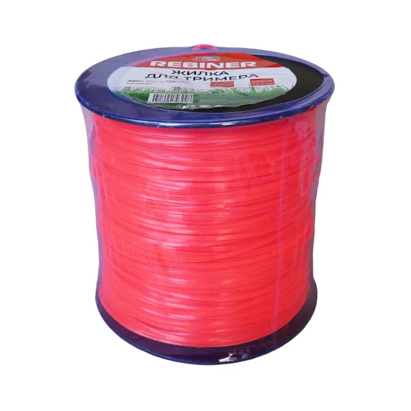 Леска для мотокосы 2.7 мм 300 м квадрат бухта Rebiner RTL-2.7(300K) цена в Украине
